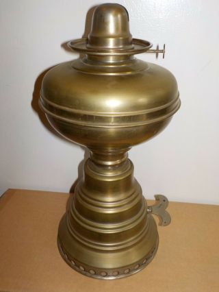 Antique Wanzer Mechanical Oil Lamp