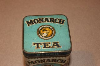Vintage Monarch Orange Pekoe Tea Tin Reid Murdock & Co. 2