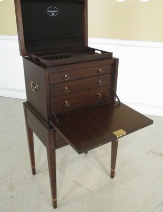 Henkel Harris Mahogany Furniture.  Standing Silver Chest.  Seattle Area