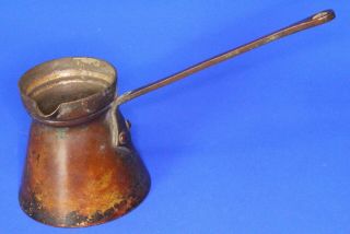 Antique Vintage Copper Stove French Coffee Pot,  L:19cm [19049]