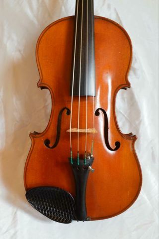 Very Good French Violin By Collin - Mezin Labeled G.  Santorino,  1921 Video