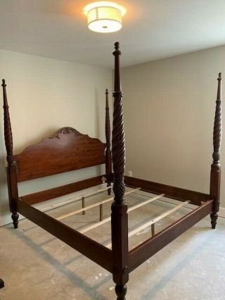 Ethan Allen British Classics King Montego Bed - 4 Poster Bed