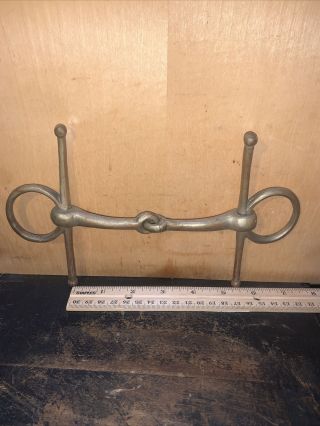 Antique Marked Never Rust England - Horse Snaffle Bit - 5” Wide.