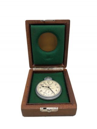 Wwii 1941 Hamilton Bureau Of Ships U.  S.  Navy Chronometer Watch Model 22 -