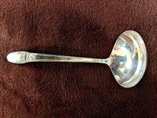Intl.  1847 Rogers Bros.  Vintage Silver Plate First Love Gravy Ladle Circa 1937