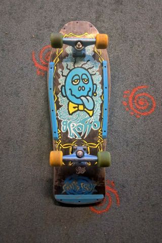 Skateboard Jeff Grosso Acid Tongue Vintage 80s Rare Color Deck Vr