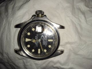 Vintage Rolex Submariner 1680 Dial Missing Band And The Bezel.
