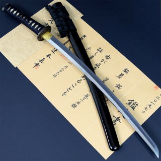 Authentic Japanese Katana Sword Wakizashi Naganori 永則 Signed W/certification Nr
