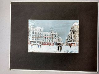 Paris Art Print Vintage Maurice Utrillo ‘Rue Jeanne d’Arc Prolongée’ 1934 France 3