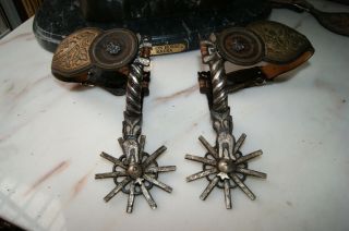 Antique Mexican Charro Colonial Spurs 1800s