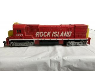 Tyco Ho Train Rock Island Line 4301 Diesel Engine Or Restore Railroad