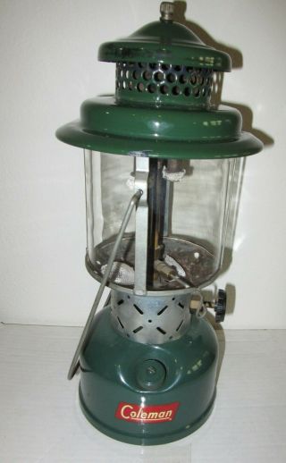 Vintage 1958 Coleman Double Mantle Lantern Model 220e