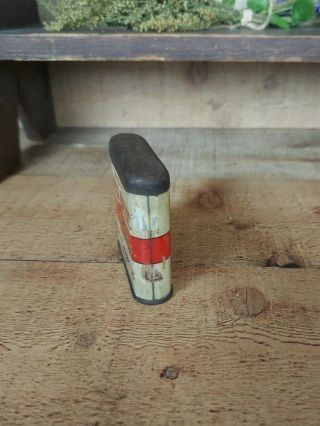 Antique Bagley ' s Red Belt Tobacco Tin RED BELT Pocket Tobacco Tin 3