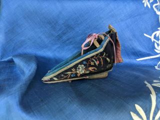 Antique Chinese Lotus Shoe - Single Great For Repurpose / Display