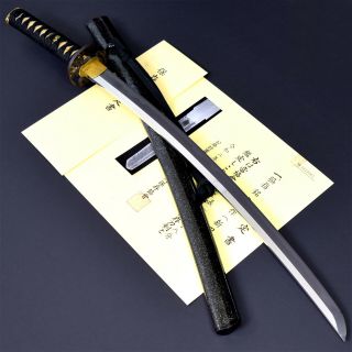 Authentic Japanese Katana Sword Wakizashi Fuyuhioro 冬廣 Signed W/nbthk Hozon Pape