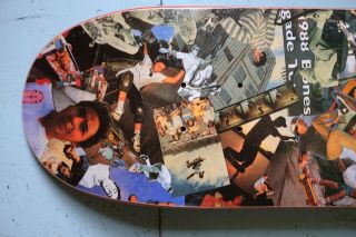 NOS 1993 Real Tommy Guerrero retirement collage slick skateboard deck 3