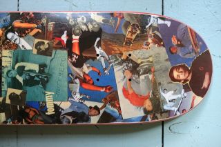 NOS 1993 Real Tommy Guerrero retirement collage slick skateboard deck 5