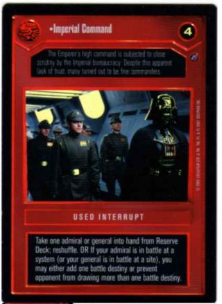 Star Wars Ccg Imperial Command Foil Reflections Iii Ref 3 Swccg