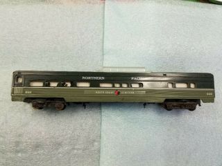 Gilbert / American Flyer Ho Northern Pacific Vista Dome Car 542 From 1957