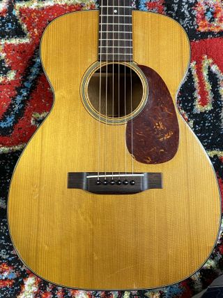 1948 Vintage Martin 0 - 18 Acoustic Guitar w/ Hardshell Case 2