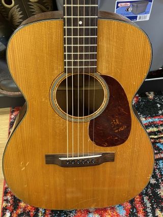1948 Vintage Martin 0 - 18 Acoustic Guitar w/ Hardshell Case 3
