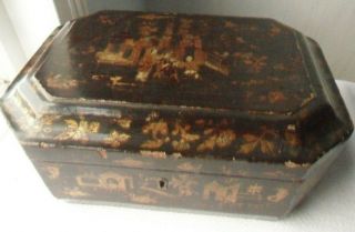 Large Antique Chinese Lacquer Box