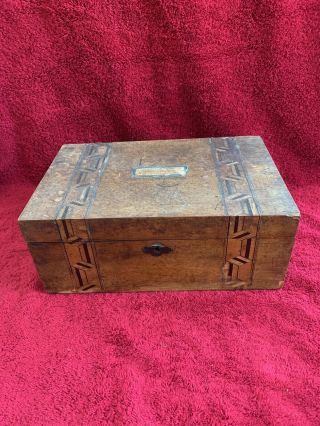 Vintage Wooden Box For Restoration