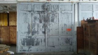 Giant Vintage Salvaged Reclaimed Sliding Barn Wood Warehouse Door 162”x144” A