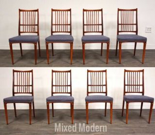Svante Skogh Mid Century Modern Swedish Dining Chairs - Set Of 8