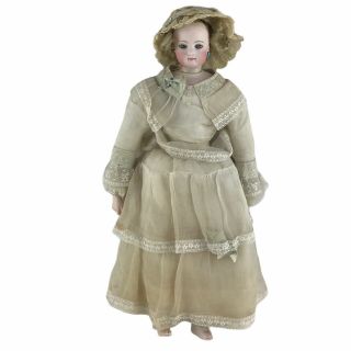 Antique Francois Gaultier French Fashion Doll Gesland Body Dee Robinson Dress 19