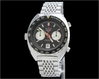 Vintage Heuer Autavia 11630 Cal.  12 42mm Chronograph Watch - - One -