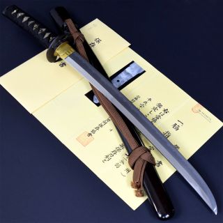 Authentic Japanese Katana Sword Wakizashi Ietsugu 家次 Signed W/nbthk Hozon Paper