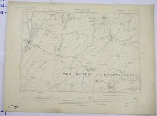 1899 2nd Ed.  Os 6 Inches To A Mile Map Of Westmorland – Old Hutton Xxxixsw