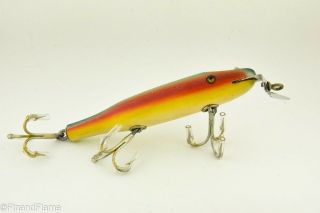 Vintage Creek Chub Pikie Minnow Desirable Rainbow Antique Fishing Lure Cl2