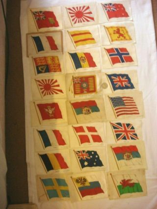 24 X B.  D.  V.  Antique Silk Flag 