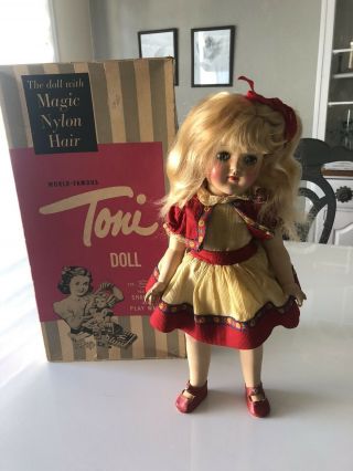 Vintage Ideal Toni Doll - All Includes Box