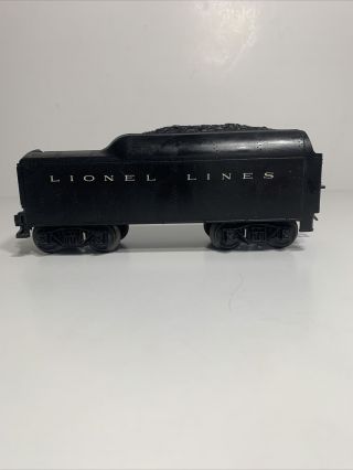 Vintage Lionel Lines Post War 0 Gauge Coal Tender Train Car