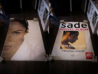 Sade Lovers Rock 5x8 Ft Double Bus Shelter Vintage Music Poster 2000