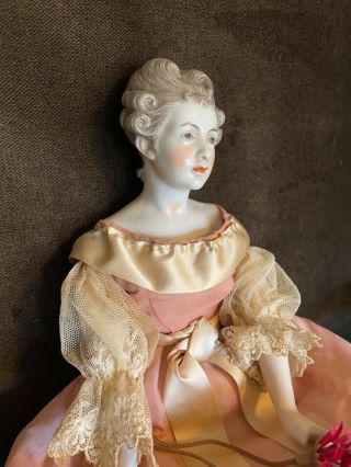 Exquisite German Dressel & Kister China Doll 12”,  Circa 1890 2