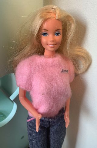 Vintage Mattel Fashion Jeans Barbie Doll 1981 Outfit 5315 Tlc Hair