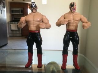 WWE Legion of Doom Jakks Classic Superstars Figures Hawk & Animal SERIES 1 RARE 2