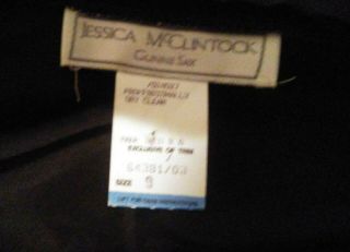 Vintage Jessica McClintock Gunne Sax dress midi rayon velvet lace collar 2