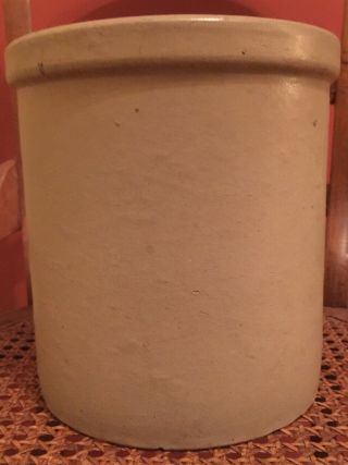 Antique Minnesota Stoneware (1881 - 1906) 1 Gallon Salt Glaze Crock Red Wing,  Mn