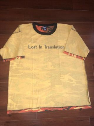 Rare Vintage Lost In Translation Movie Promo T Shirt From Cast Crew Bjork Sade