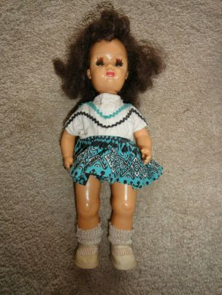 Vintage 10” Tiny Terri Lee Walker Doll 1950 ' s One Piece Romper 2