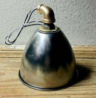 Steampunk Lamp Shade,  Vintage Antique Fitting,  Heavy Gauge,  Industrial Design