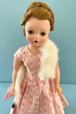 Vintage Doll Clothes: " Ermine " Fur Stole Mme Alexander Cissy Toni Miss Revlon