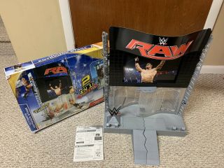 Mattel Wwe Raw Ultimate Entrance Stage Playset Complete