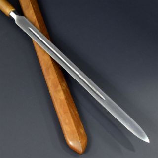 Antique Japanese Katana Sword Spear Oomi - Yari Shimosaka 下坂 Signed /shirasaya Nr