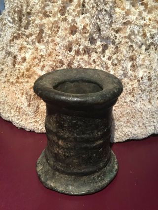 Cannon Bronze Signal Authentic Spanish Colonial Antique 1600 